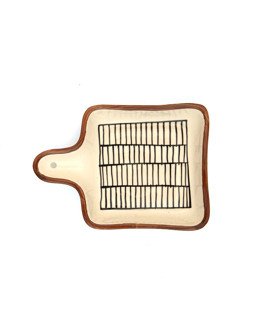 Crosshatch Square Ceramic Serving Dish - view 3 of 3