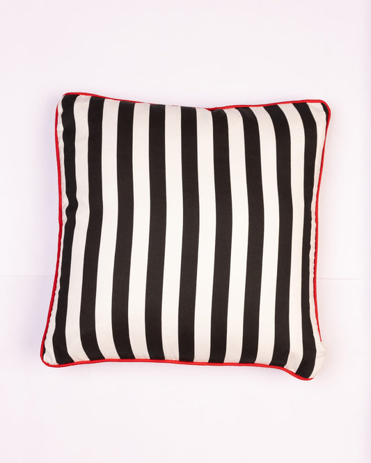 Bold Stripe Cotton Cushion Cover - Black & White by Modus & Mood