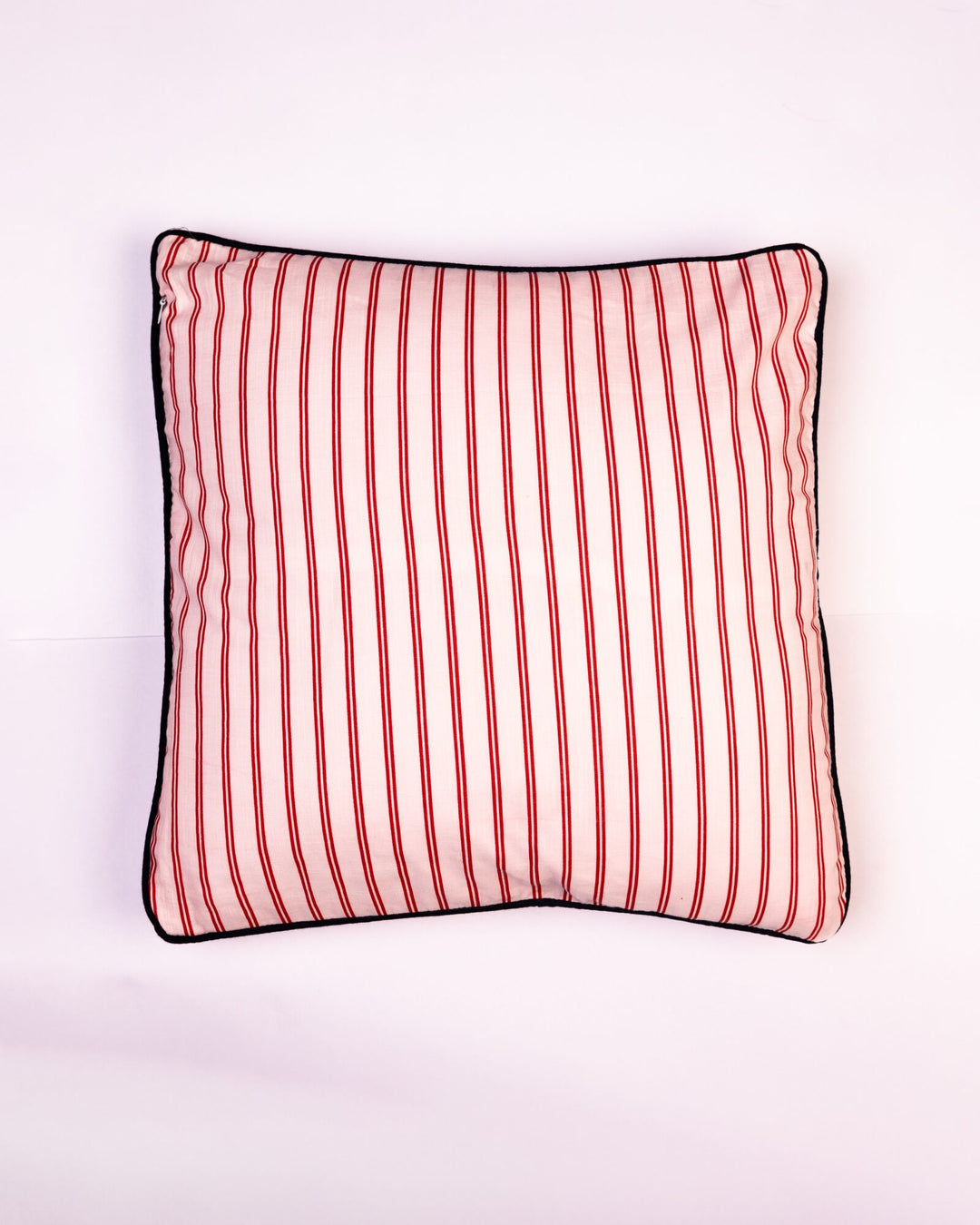 Deckchair Stripe Cotton Cushion Cover - Coral by Modus & Mood