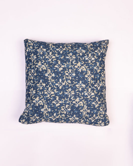 Neel Bagh Indigo Cotton Cushion Cover - view 3 of 4