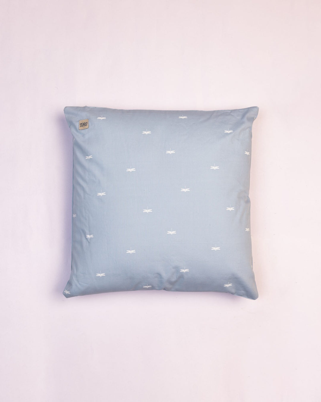Dragonfly Cotton Cushion Cover - Pale Blue by Modus & Mood
