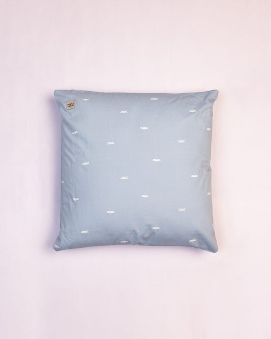 Dragonfly Cotton Cushion Cover - Pale Blue by Modus & Mood