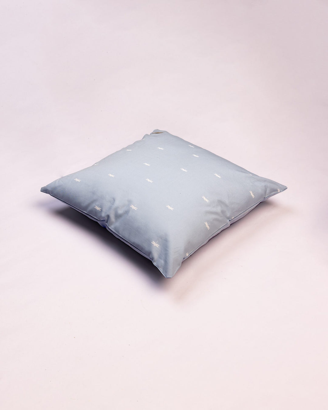 Dragonfly Cotton Cushion Cover - Pale Blue - view 2 of 4