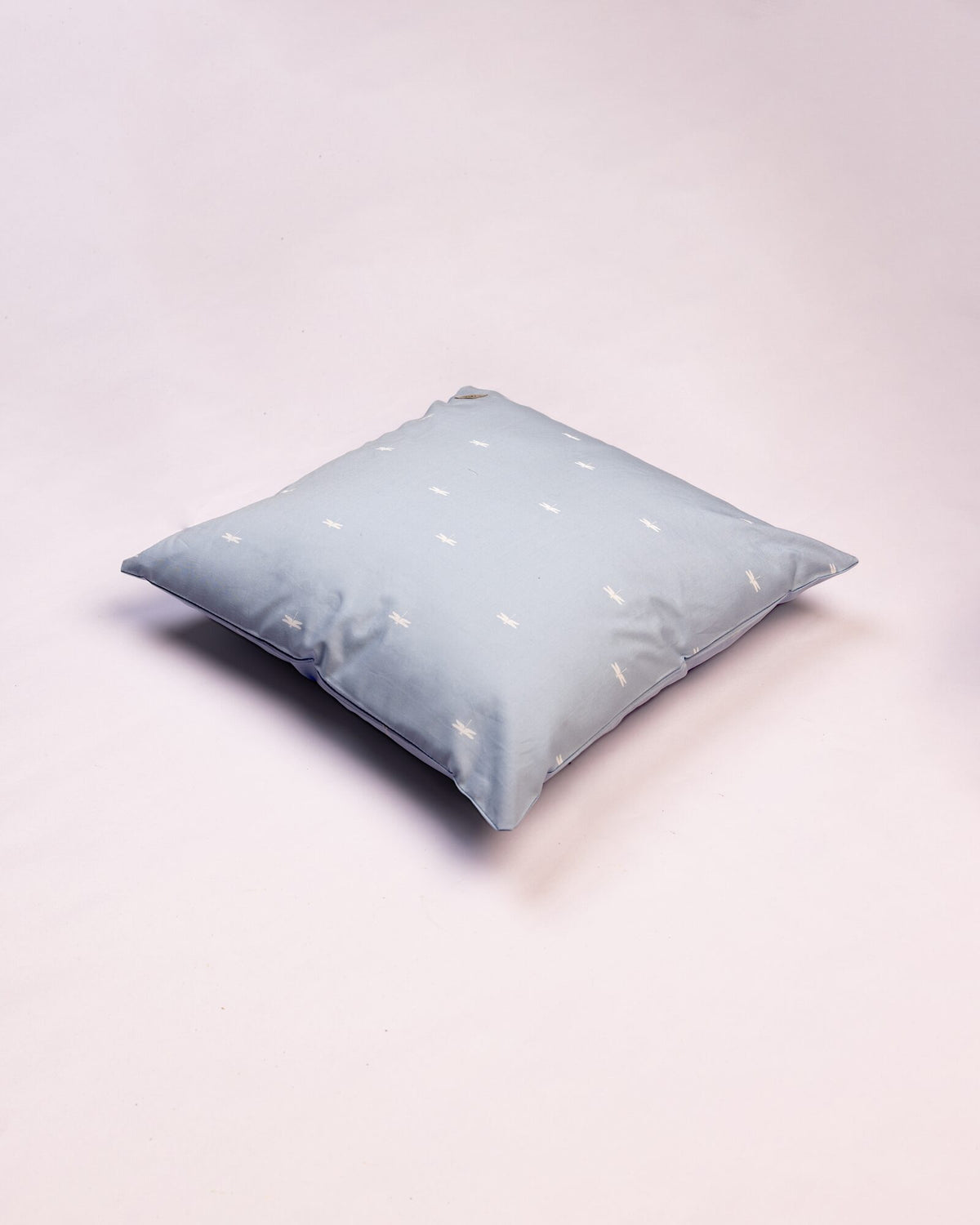 Dragonfly Cotton Cushion Cover - Pale Blue - view 4 of 5