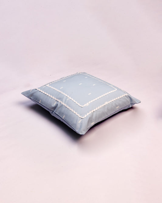 Dragonfly Cotton Cushion Cover - Pale Blue - view 4 of 4