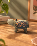 Dariya Hippo Nerikomi Ceramic Figurine - Coral Commas