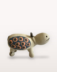Dariya Hippo Nerikomi Ceramic Figurine - Coral Rings - view 3 of 5