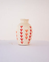 Dil Se Red Heart Ceramic Bud Vase by Modus & Mood
