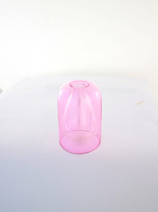 Bell Jar Glass Reed Diffuser Bottle - Rose Pink - view 2 of 3