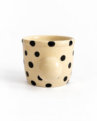 Dot Pop Black Polka Dot Ceramic Mug - view 5 of 5