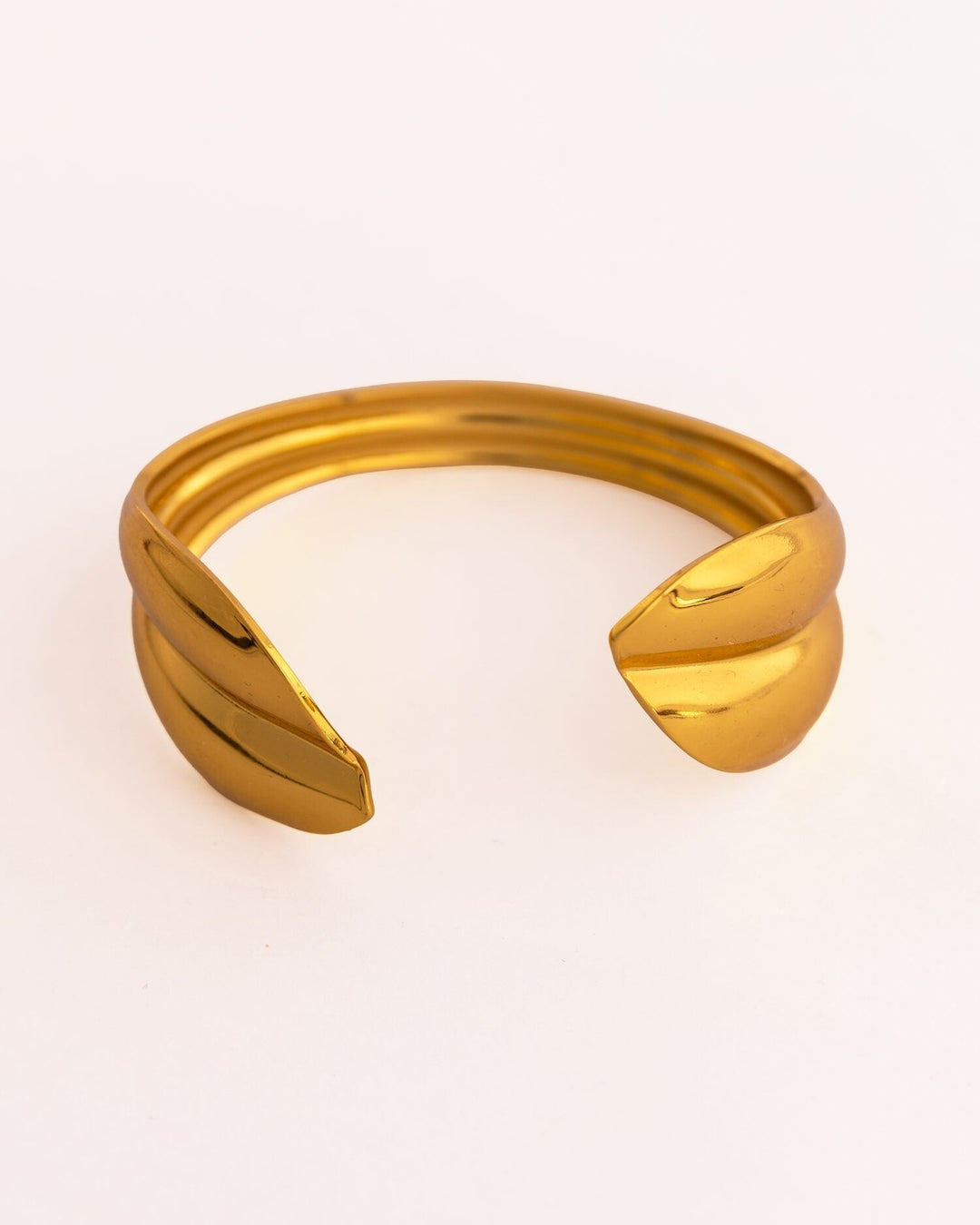 Double-Band Anti-Tarnish Cuff Bracelet - view 2 of 4
