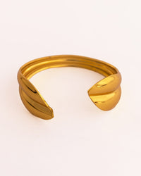 Double-Band Anti-Tarnish Cuff Bracelet - view 2 of 4