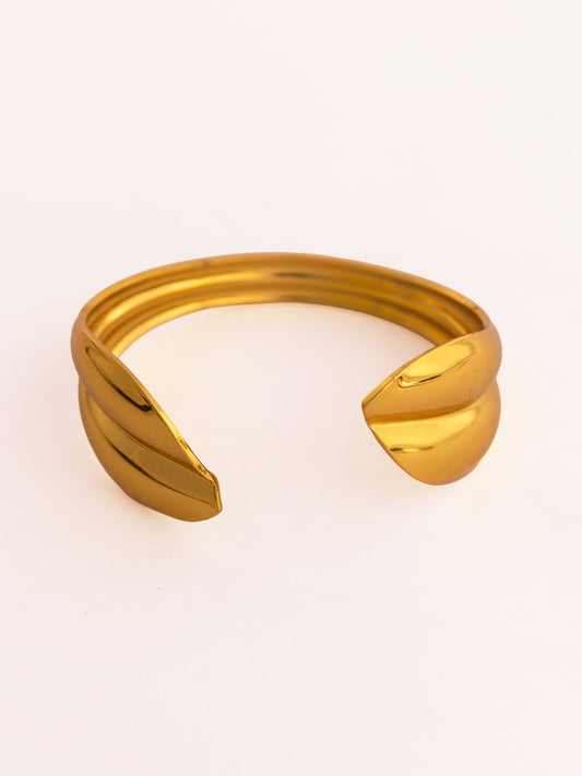 Double-Band Anti-Tarnish Cuff Bracelet by Modus & Mood