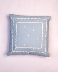 Dragonfly Cotton Cushion Cover - Pale Blue - view 2 of 5