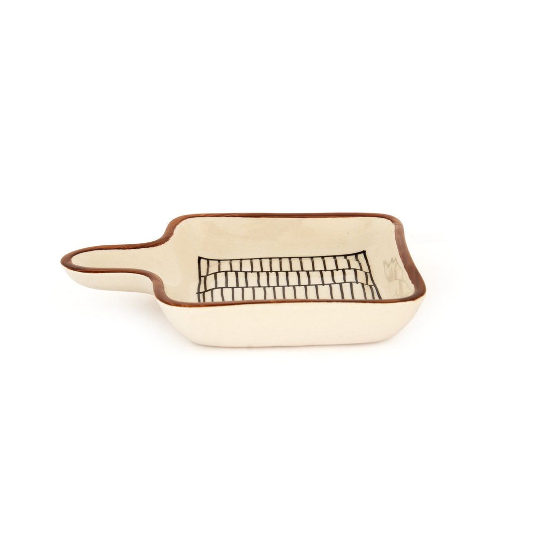 Crosshatch Square Ceramic Serving Dish - view 2 of 2