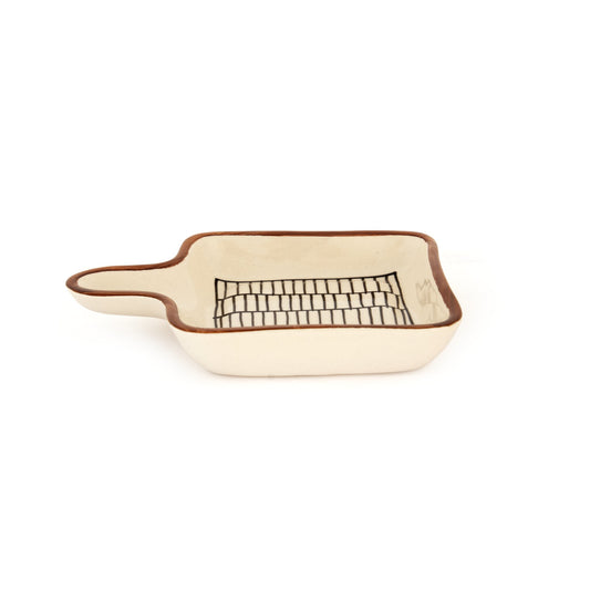 Crosshatch Square Ceramic Serving Dish - view 2 of 2