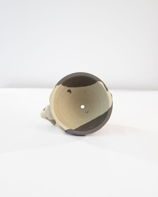 Hathi Elephant Nerikomi Ceramic Planter - Rust Rings - view 5 of 5