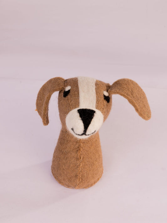 Floppy-Eared Wool-Felt Dog Figurine by Modus & Mood