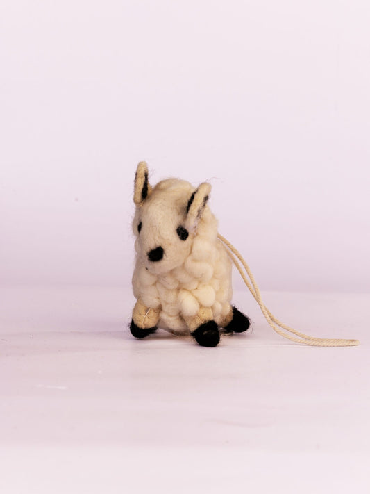 Cloud Fleece Wool-Felt Sheep Figurine by Modus & Mood