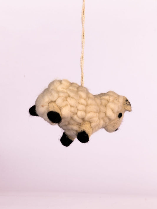 Cloud Fleece Wool-Felt Sheep Figurine - view 3 of 3