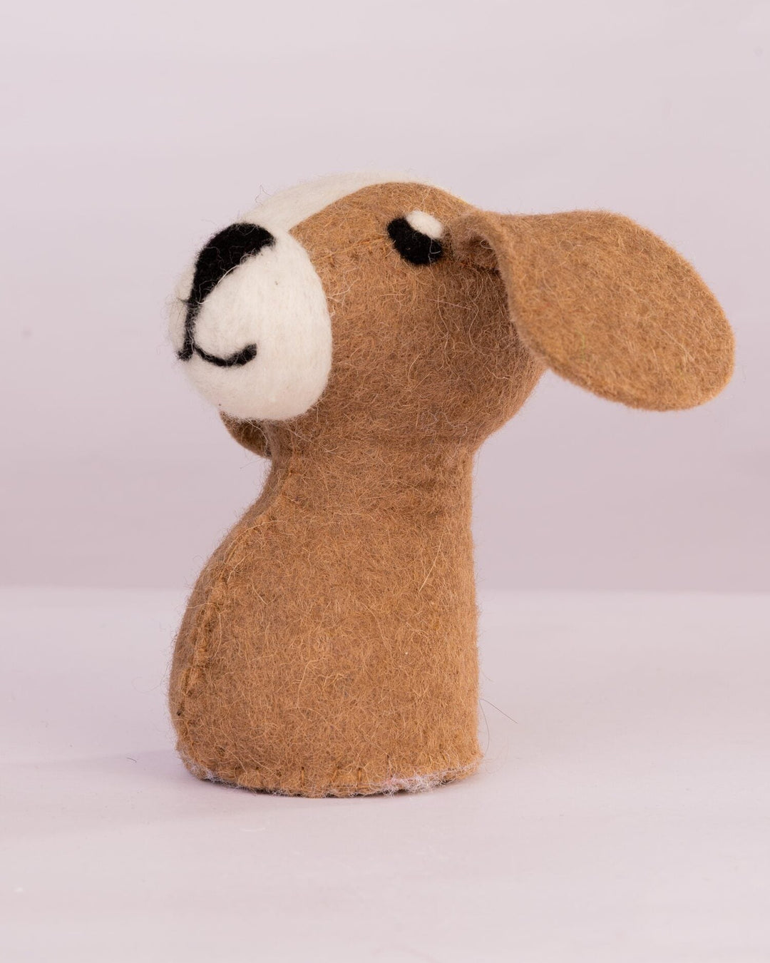 Floppy-Eared Wool-Felt Dog Figurine - view 2 of 3