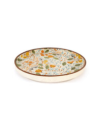 Floral Pattern Ceramic Dinner Plate - Marigold - view 3 of 3