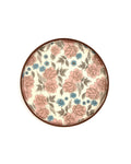 Floral Pattern Ceramic Dinner Plate - Rose