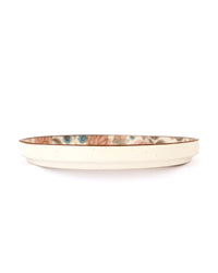 Floral Pattern Ceramic Dinner Plate - Rose - view 2 of 3