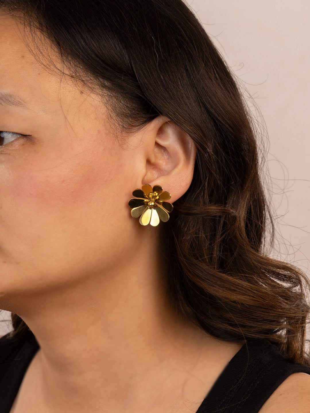 Mini Flower Anti-Tarnish Stud Earrings - view 5 of 5