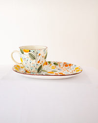 Genda Marigold Floral Ceramic Cup & Plate Set - view 5 of 5