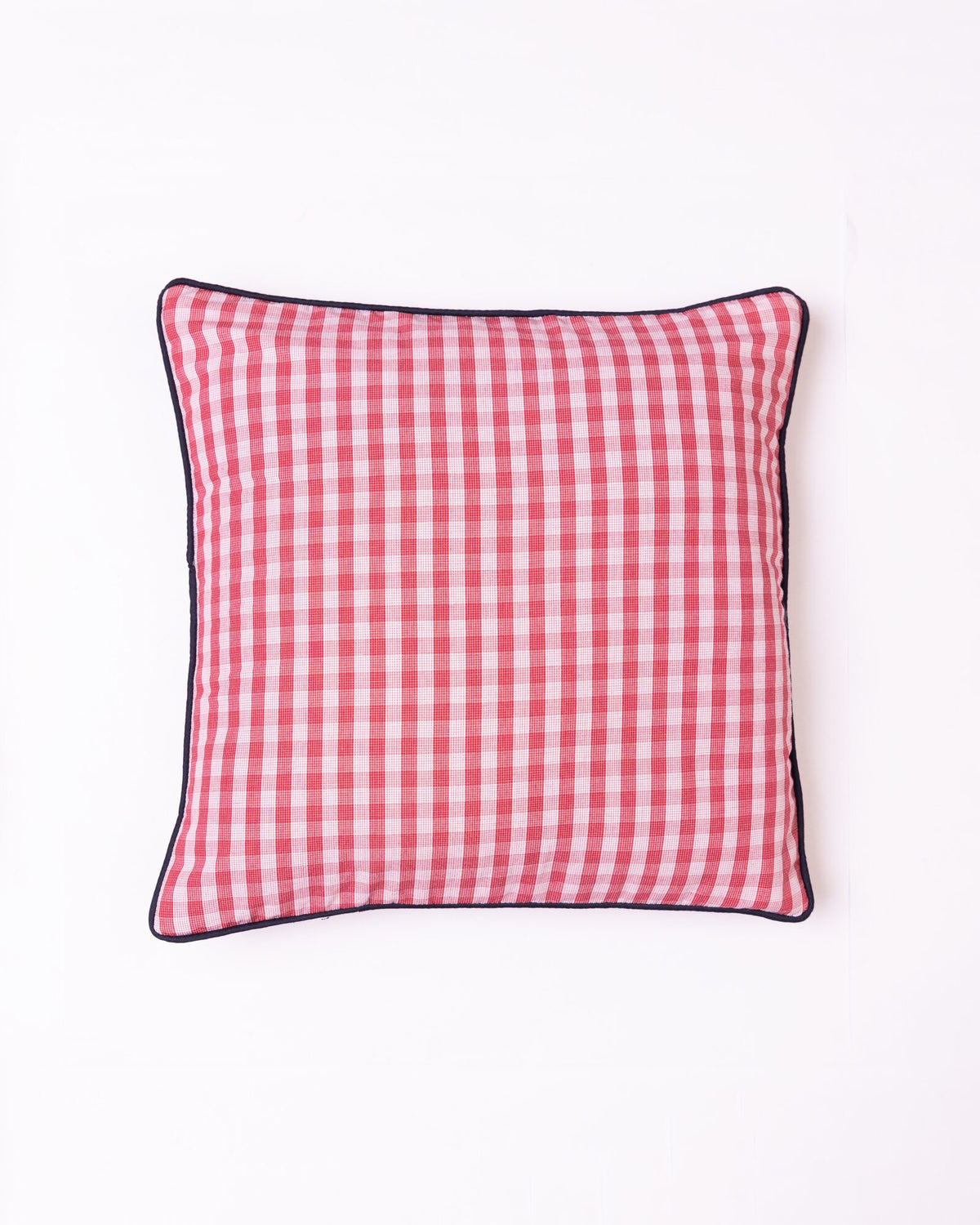 Gingham Check Cotton Cushion Cover - Rose Pink by Modus & Mood