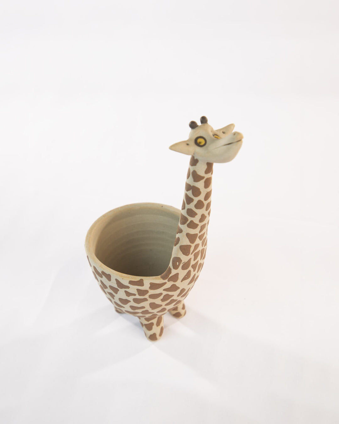 Dappled Giraffe Nerikomi Ceramic Planter by Modus & Mood