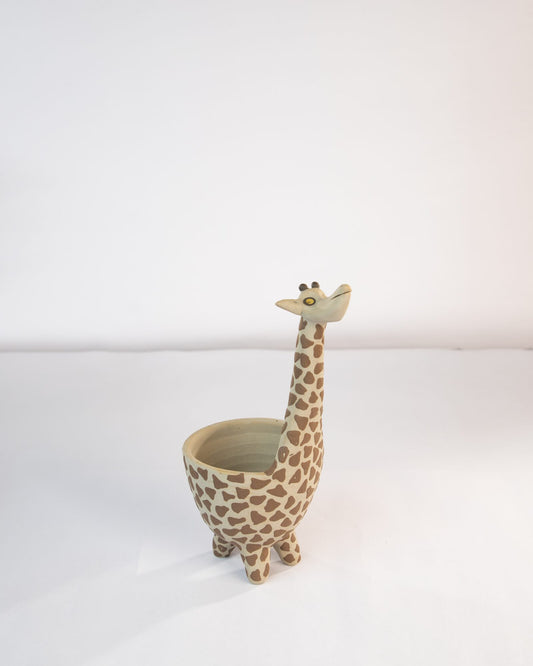 Dappled Giraffe Nerikomi Ceramic Planter - view 4 of 6