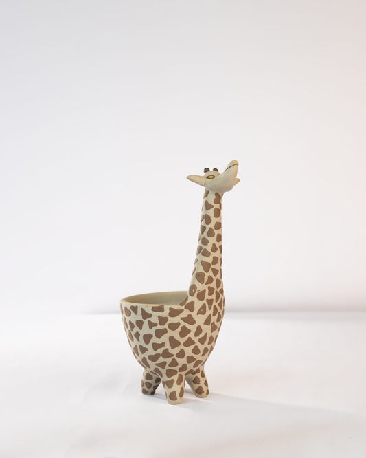 Dappled Giraffe Nerikomi Ceramic Planter - view 5 of 6