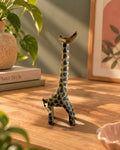 Lambu Giraffe Nerikomi Ceramic Figurine