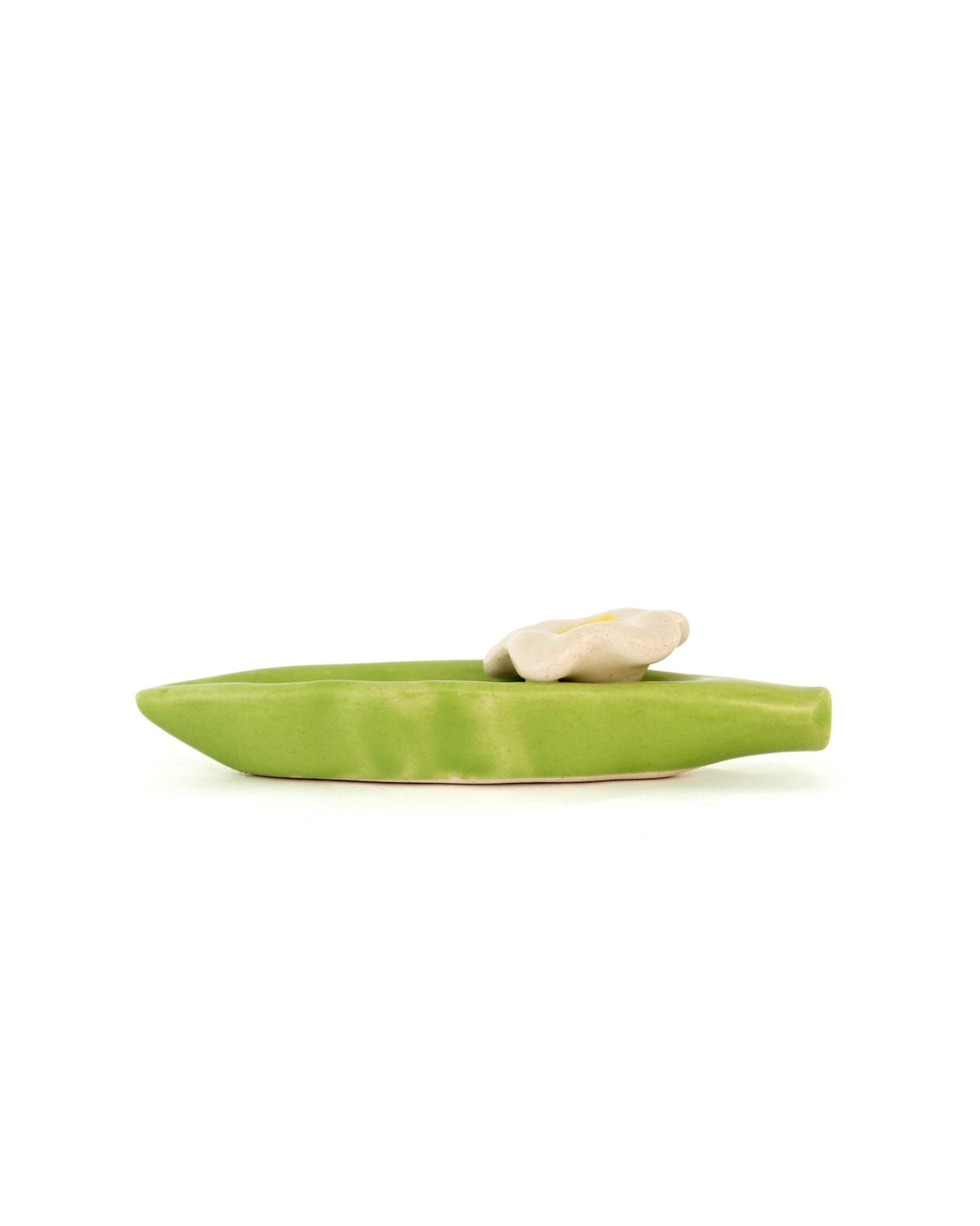 Leaf Ceramic Incense Holder - Green by Modus & Mood
