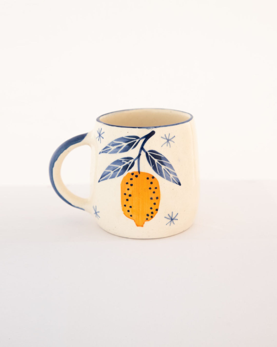 Nimbu Grove Lemon Hand-Painted Ceramic Mug - view 2 of 3