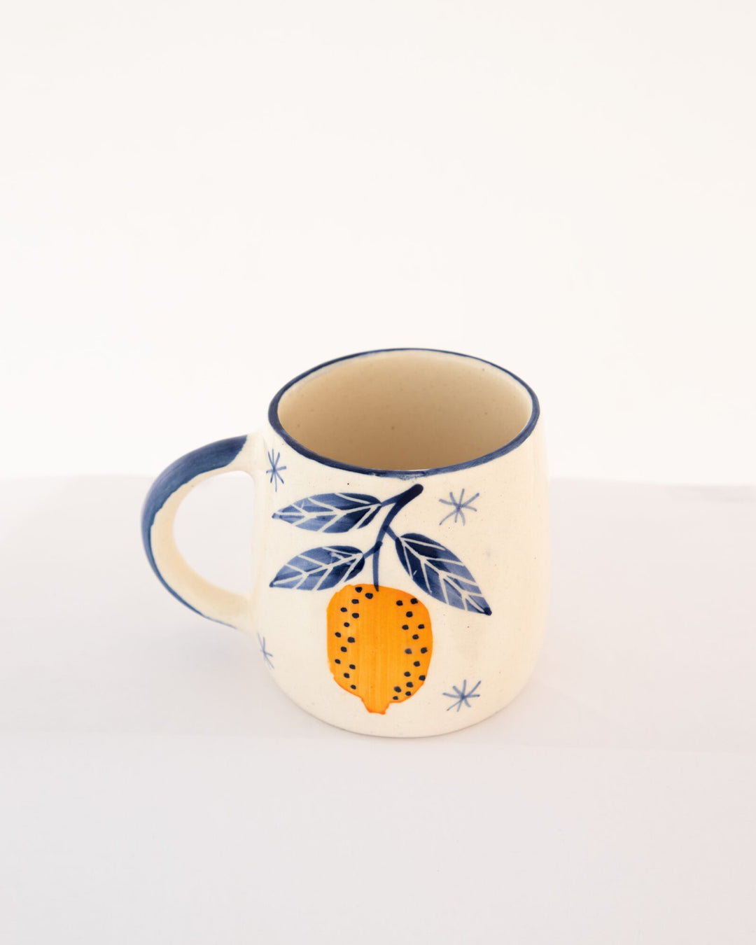 Nimbu Grove Lemon Hand-Painted Ceramic Mug - view 3 of 3