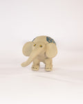 Little Hathi Nerikomi Ceramic Elephant Figurine - Indigo