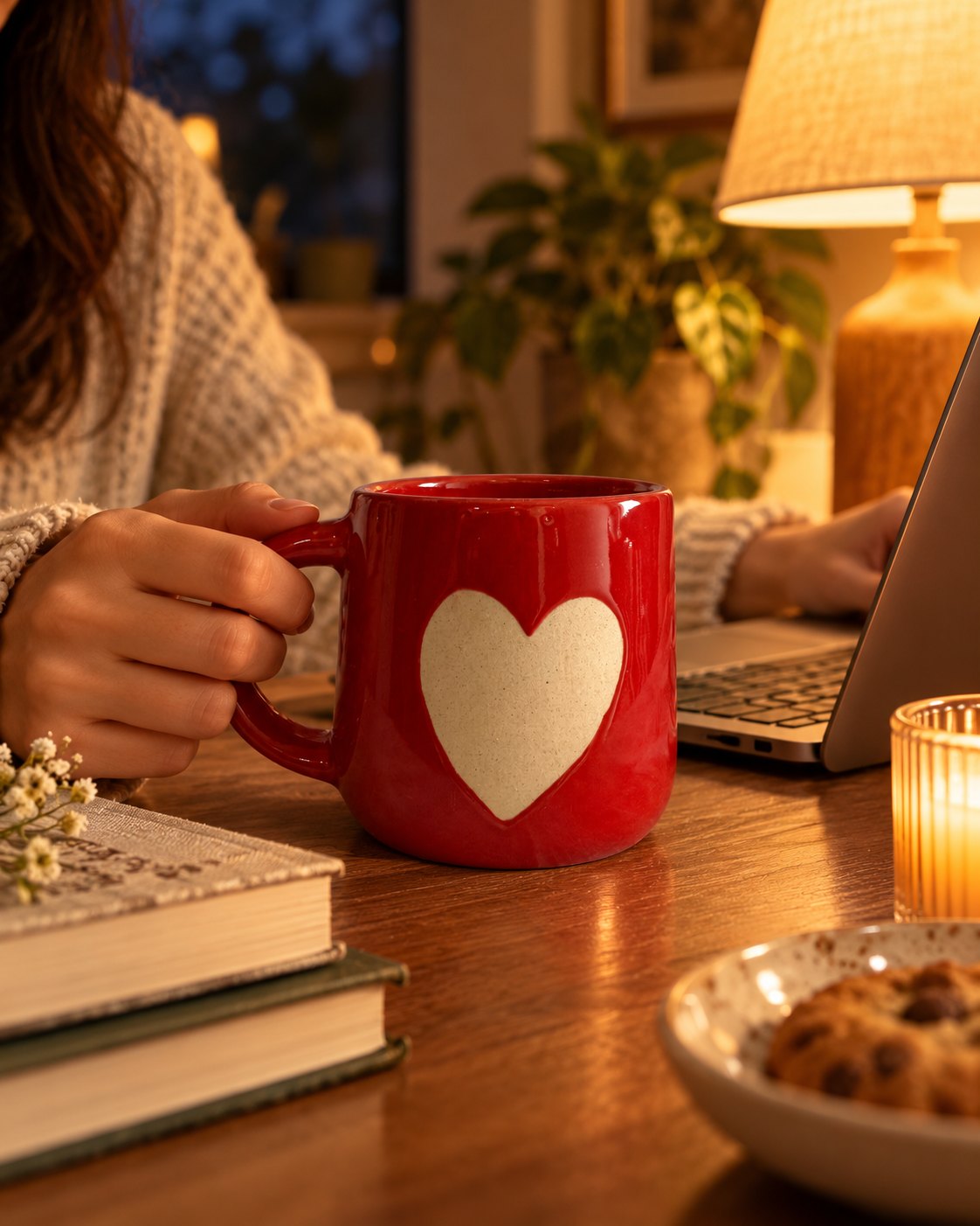 Love Note Red Ceramic Mug by Modus & Mood
