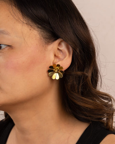 Mini Flower Anti-Tarnish Stud Earrings by Modus & Mood