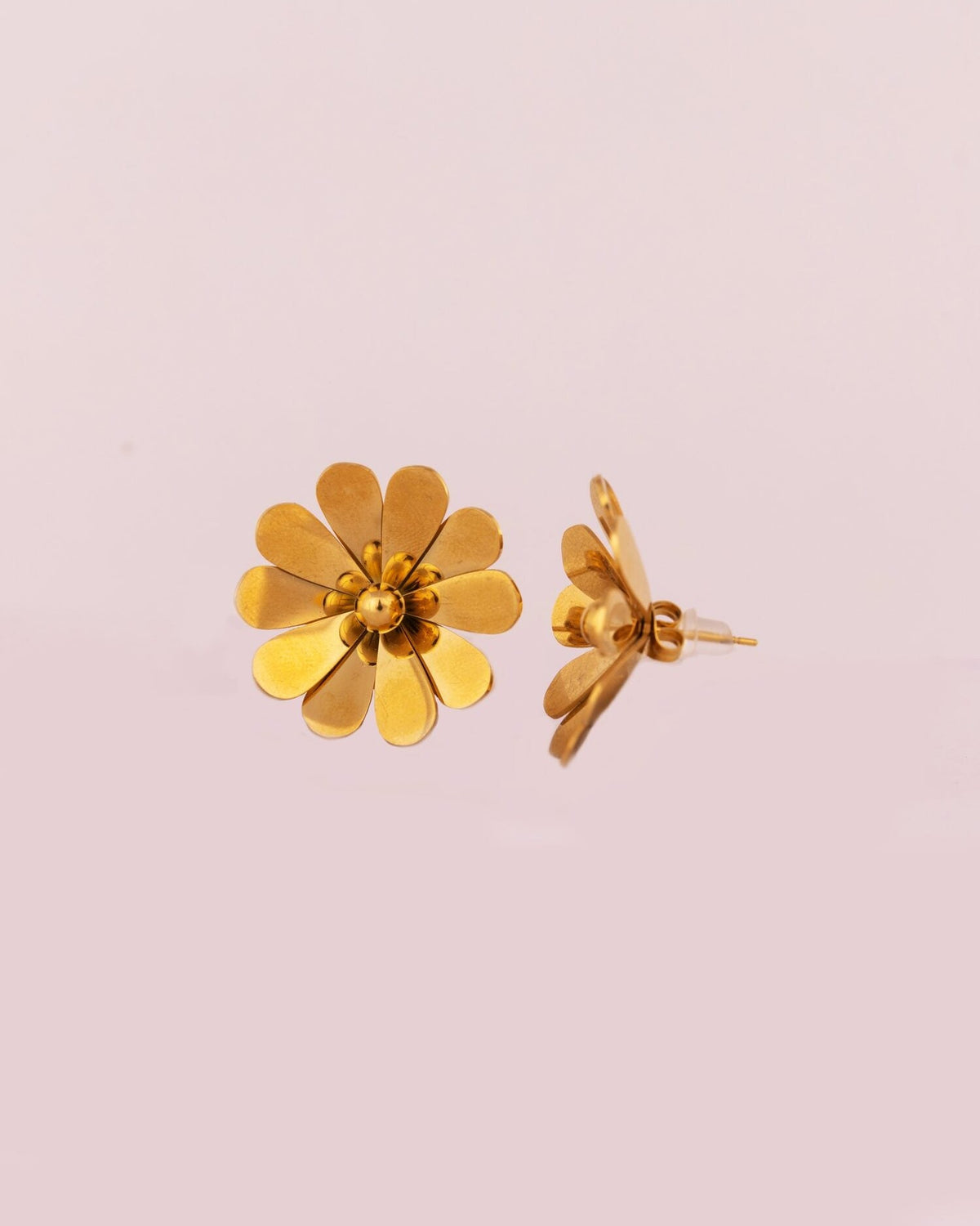 Mini Flower Anti-Tarnish Stud Earrings - view 2 of 5