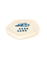Monsoon Cloud Hand-Painted Ceramic Trinket Dish - view 2 of 3