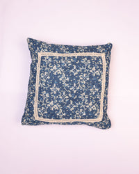 Neel Bagh Indigo Cotton Cushion Cover - view 2 of 5