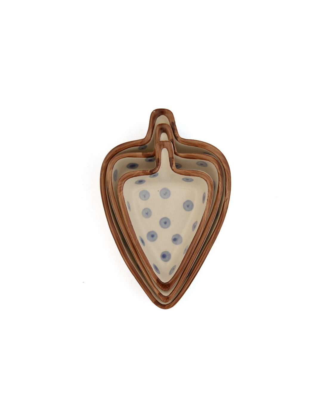 Nesting Triangle Ceramic Serving Dish - Confetti Dot - view 2 of 5