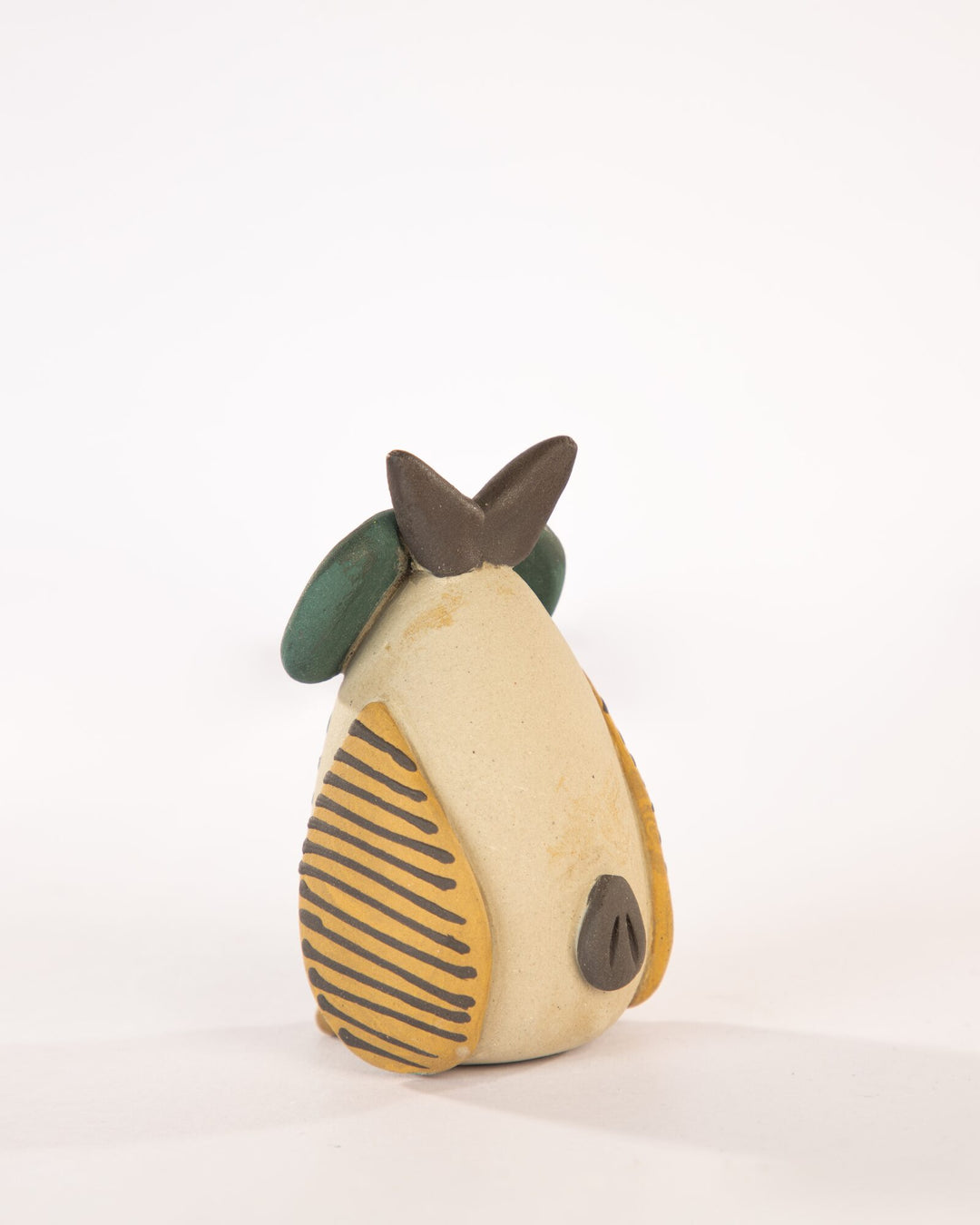 Chashma Owl Nerikomi Ceramic Figurine - Ochre by Modus & Mood
