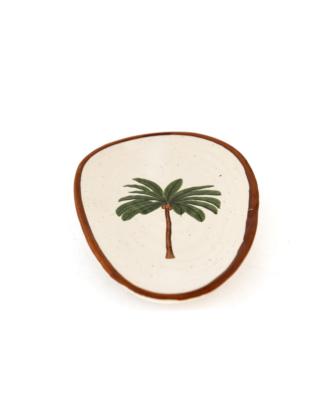 Palm Print Oval Snacks Plate - view 2 of 3