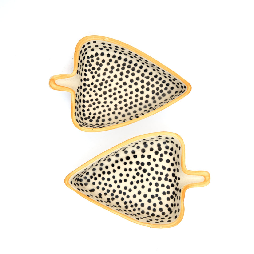 Triangle Ceramic Serving Dish - Speckled by Modus & Mood