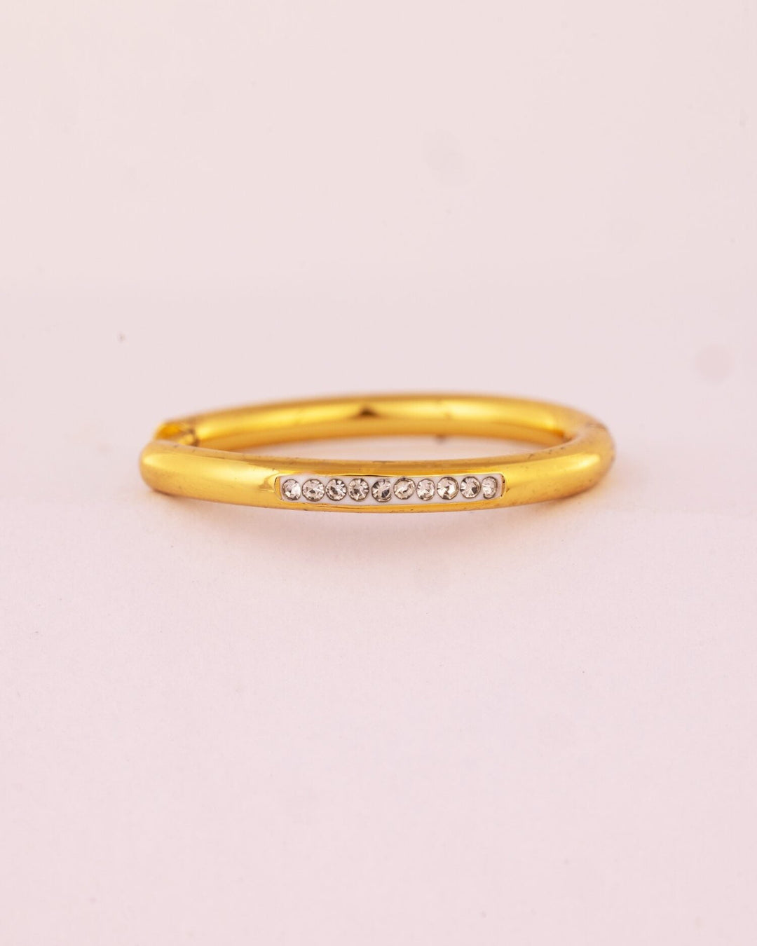 Pave Anti-Tarnish Huggie Hoop Earrings - view 2 of 3