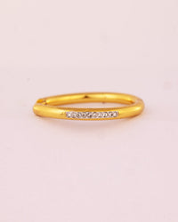 Pave Anti-Tarnish Huggie Hoop Earrings - view 2 of 3